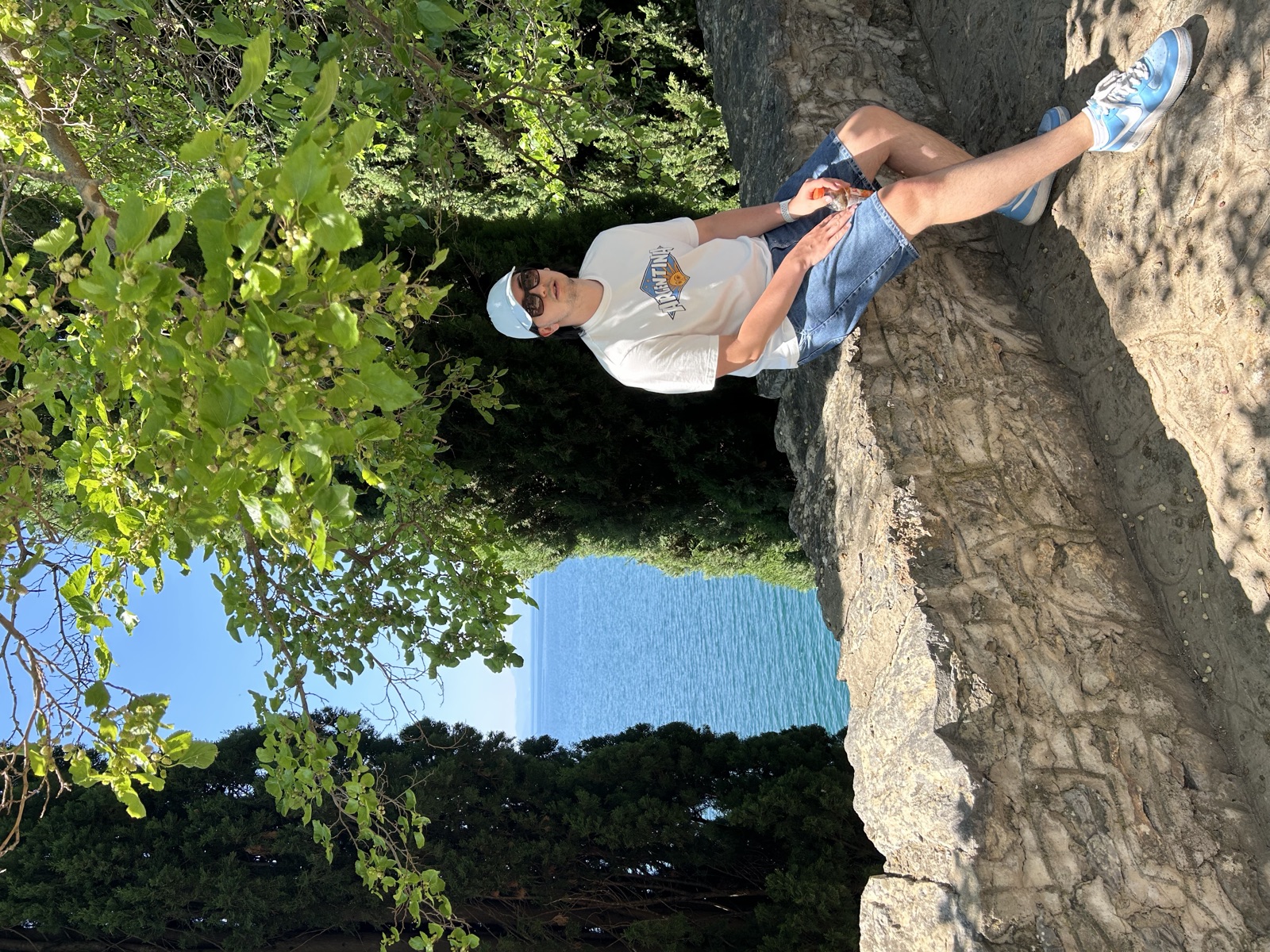 Ben Barkai overlooking the coast
